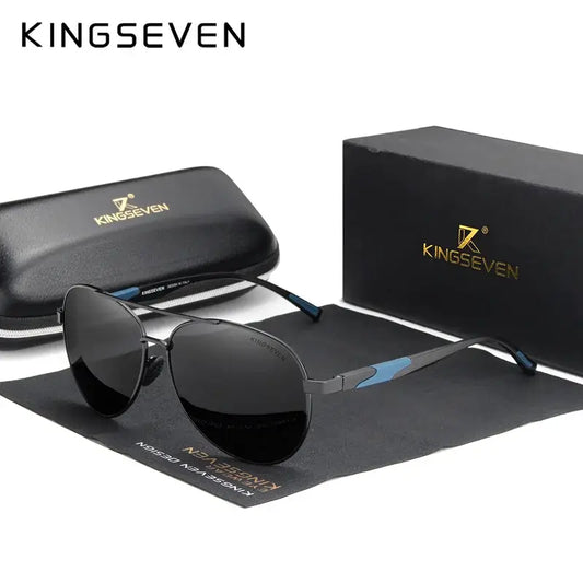 KINGSEVEN N7228 – Noir et Bleu - iinnovix